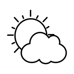 SUNNY DAY design vector icon design vector line icon svg