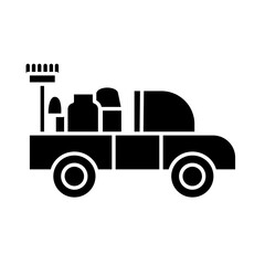 Solid GARDENER JOB design vector icon design vector line icon svg