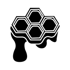 Obraz premium Solid HONEYCOMB design vector icon design vector line icon svg