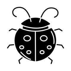 Solid LADYBUGS design vector icon design vector line icon svg