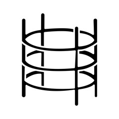 Solid PLANT SUPPORTER design vector icon design vector line icon svg