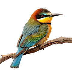 Fototapeta premium European bee-eater bird isolated