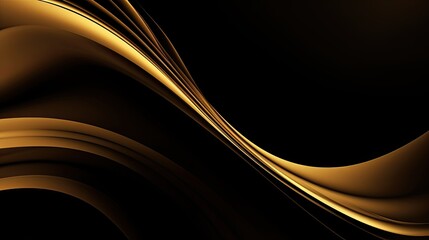 Abstract Gold Wave Pattern Royal Background