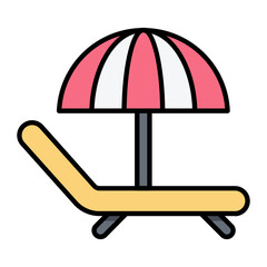 Relaxation Line Color Icon
