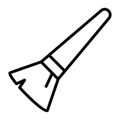 Brush, Hairbrush, Grooming tool, Hair care, Styling, Detangling, Brushing techniques Icon lineal