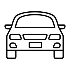 Taxi Outline Icon