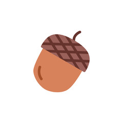 autumn peanut vector icon flat style. perfect use for logo, presentation, website, and more. simple modern icon design flat style