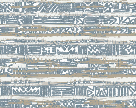 Tribal vector ornament. Seamless African pattern. Ethnic carpet style. Geometric mosaic on the tile Ancient interior.Modern rug. Geo print textile Cloth.Vector fabric Abstract digital printing linen