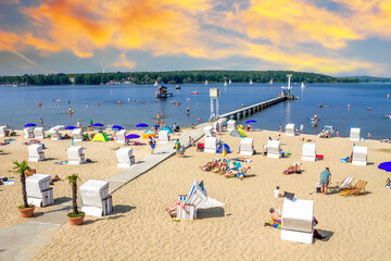 Strandbad, Lido, Wannsee, Berlin, Deutschland 