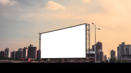 Obraz premium billboard mockup, generative ai