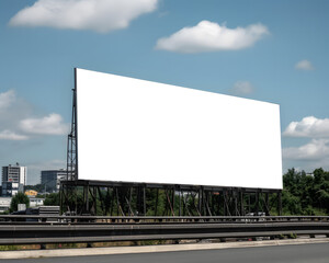 Obraz premium billboard mockup, generative ai