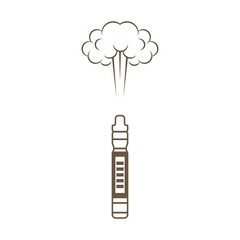 Vape Shop Logo Design Concept Vector. Vaping Logo Design Template