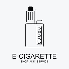 Vape Shop Logo Design Concept Vector. Vaping Logo Design Template