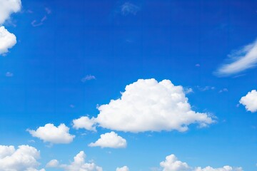 Blue sky with clouds