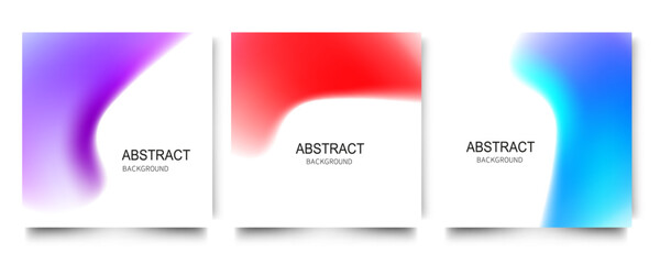 set of  abstract background template 
