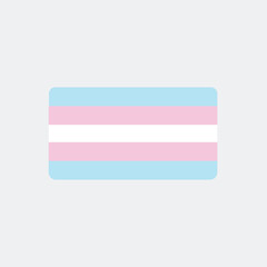 vector transgender LGBT flag, LGBTQ+ flag, trans