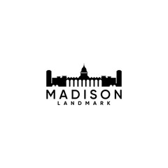 Naklejka premium MADISON SQUARE LOGO