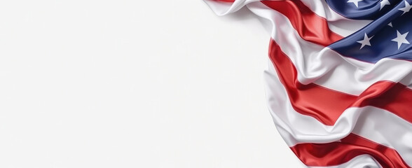 American flag. The vintage look of USA Flag, 4th july, independence day or veterans day concept. High quality photo Generative AI - obrazy, fototapety, plakaty