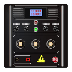 Control Panel. Production control panel and control of computer devices. Touchpad. 