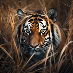 Tiger in The Evening