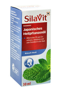 Silavit Japanisches Heilpflanzen&ouml;l freigestellt Hintergrund transparent