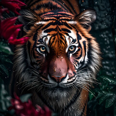 Tiger At Forest