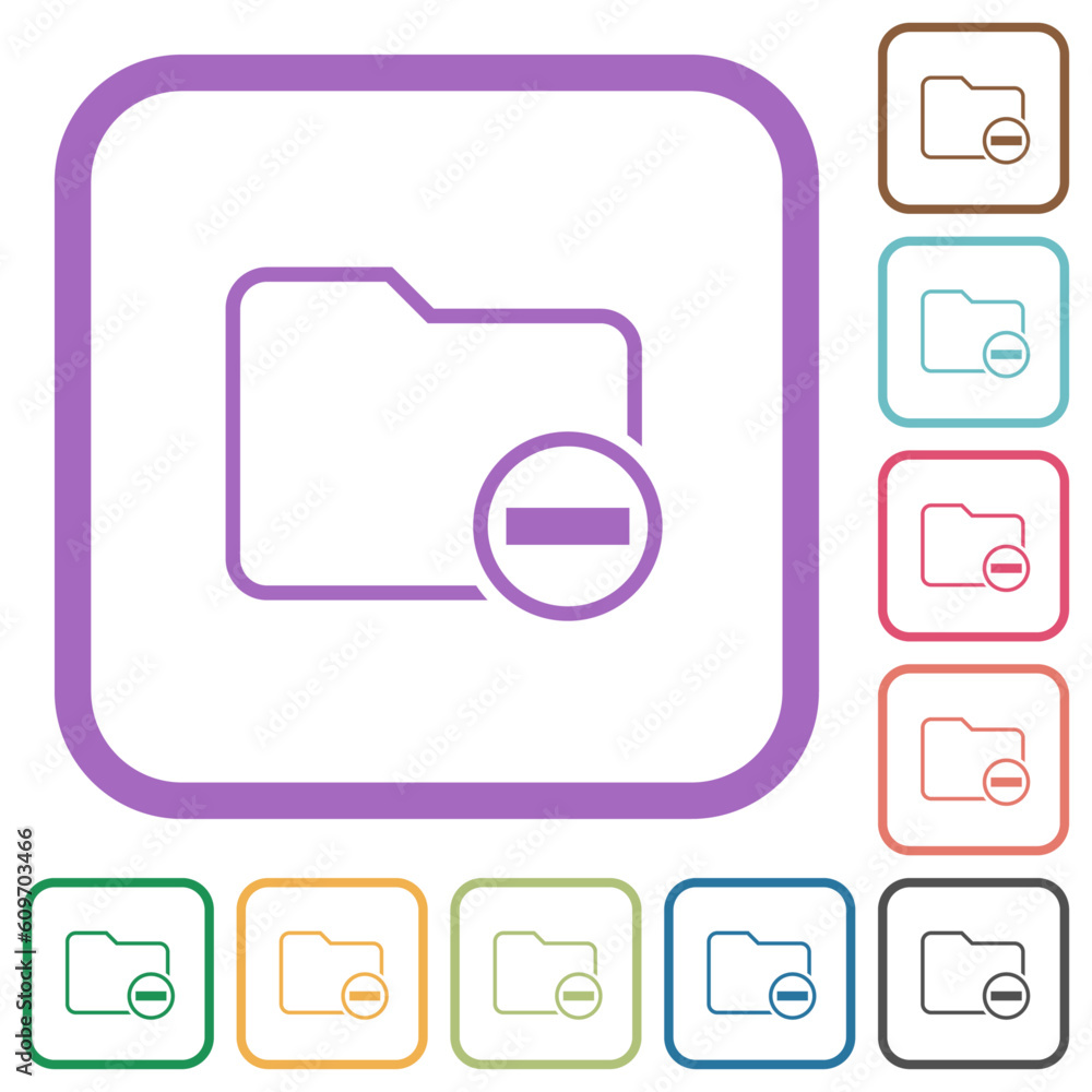 Poster remove directory simple icons