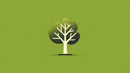Baum, Icon, Web Icon, Natur, KI generated