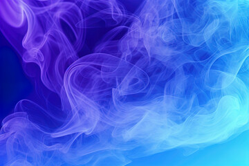Fototapeta premium Smoke or gas texture background, abstract pattern in neon light, generative AI