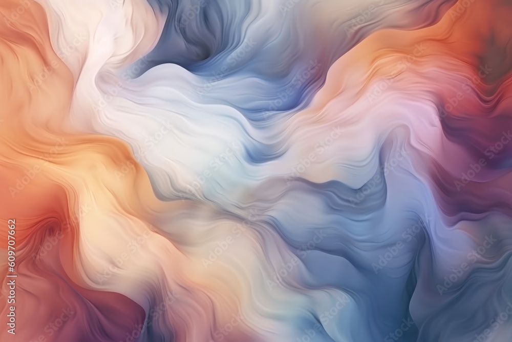 Poster abstract art wavy gradient background. ai generative