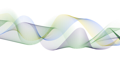 Abstract colorful wave and curve lines with technology background. Abstract wavy lines for science, technology, banner, business, template, flyer design.