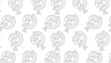 learning and education theme seamless pattern background