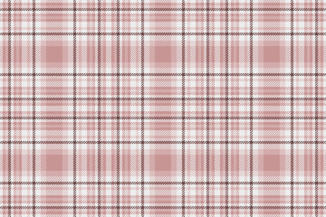Background fabric tartan of check plaid pattern with a seamless textile texture vector.
