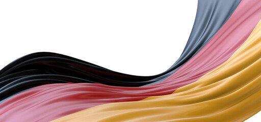 Germany Flag. Flag of Germany. Waving Germany Flags. 3D Realistic Background