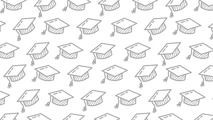 learning and education theme seamless pattern background