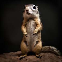 Fototapeta premium The Cute Chipmunks