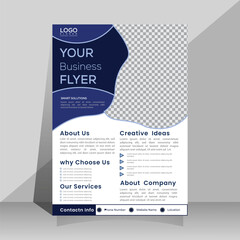 Corporate business A4 flyer template vector design set advertise marketing, promotion, cover page. IT Company, creative Unique Design Create Graphic design layout