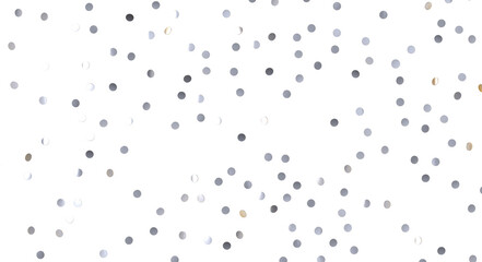 confetti - Silver Holographic PNG