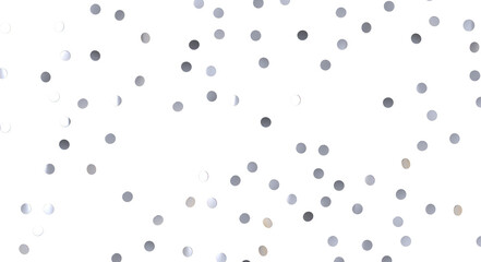  Sky confetti flying in the sky during Pride parade  - Silver Holographic PNG