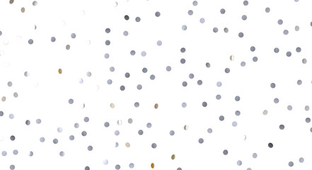 confetti - Silver Holographic PNG