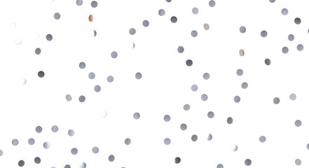  Sky confetti flying in the sky during Pride parade  - Silver Holographic PNG
