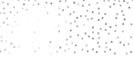Multicolor confetti abstract background with a lot of falling pieces, isolated on a white background. - Silver Holographic PNG