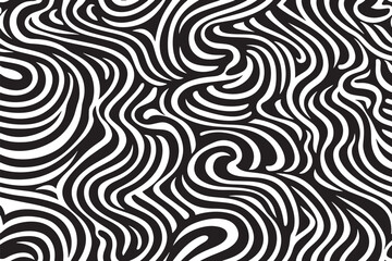 Simple black and white abstract seamless pattern