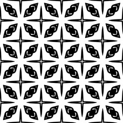 Vector monochrome pattern, Abstract texture for fabric print, card, table cloth, furniture, banner, cover, invitation, decoration, wrapping.seamless repeating pattern. Black  pattern.