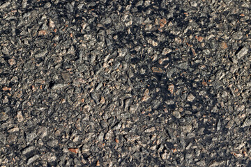 Close up of an asphalt road