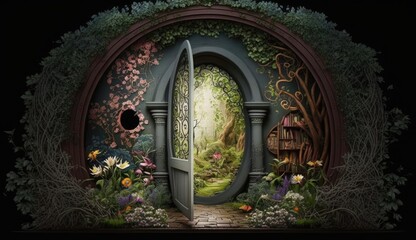 open door to the world of dreams