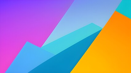 Polygonal Shapes Abstract Background Generative AI