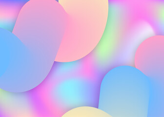 Liquid elements background with dynamic shapes and fluid.