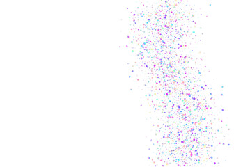 Rainbow Confetti. Party Banner. Carnival Sparkles. Glitch Texture. Digital Foil. Blue Laser Effect. Surreal Art. Disco Abstract Serpentine. Violet Rainbow Confetti