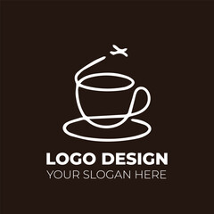Modern luxury and minimalist monogram logo